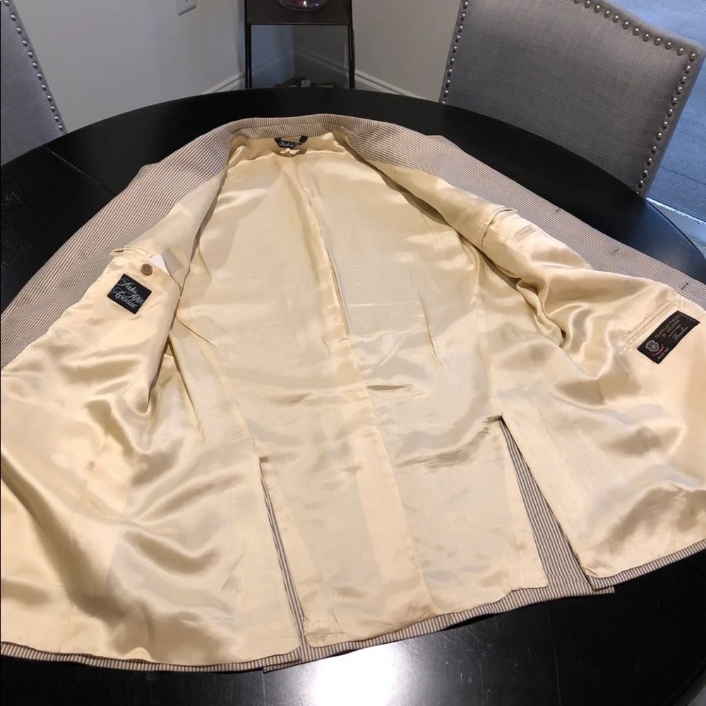 Saks Fifth Avenue Suit Jacket 44 Long - Picture 2 of 5